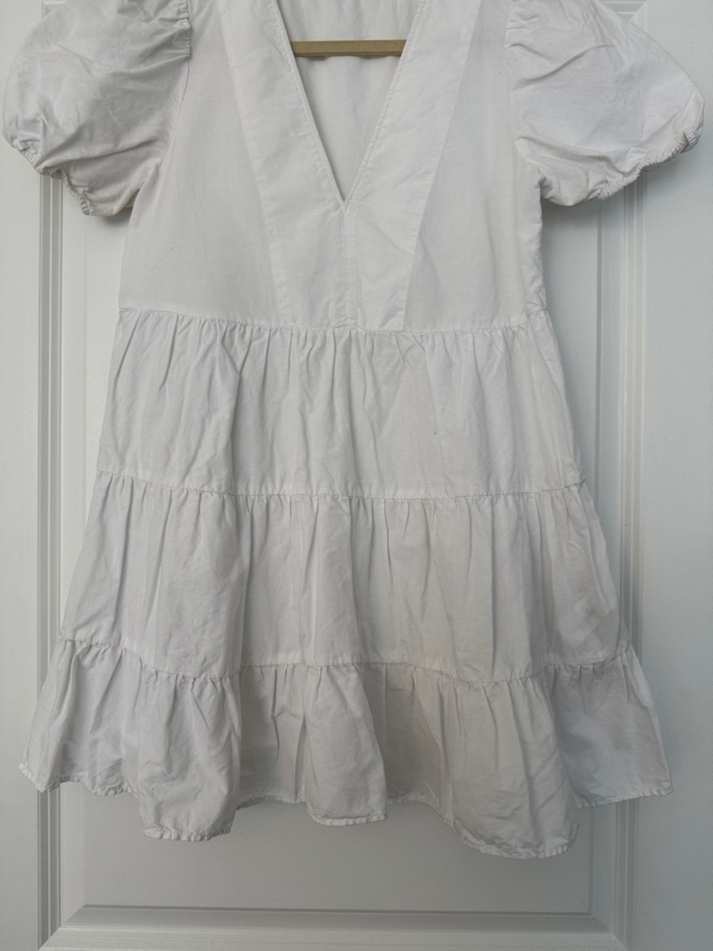 Zara Short Tiered Dress XS - Picture 4 of 7